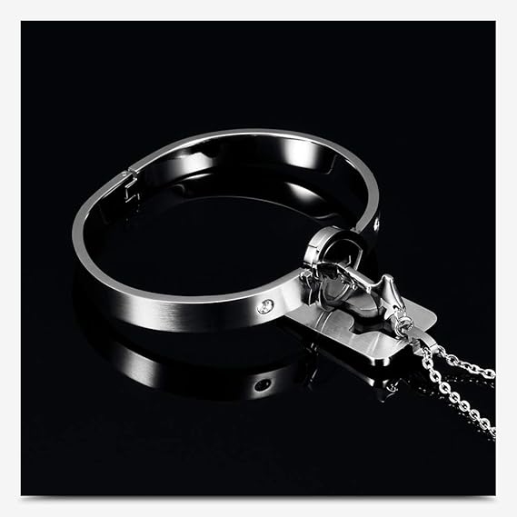 Regalo Perfecto para Expresar Tu Amor ❤️: Pulsera Corazón y Collar Llave 🗝️