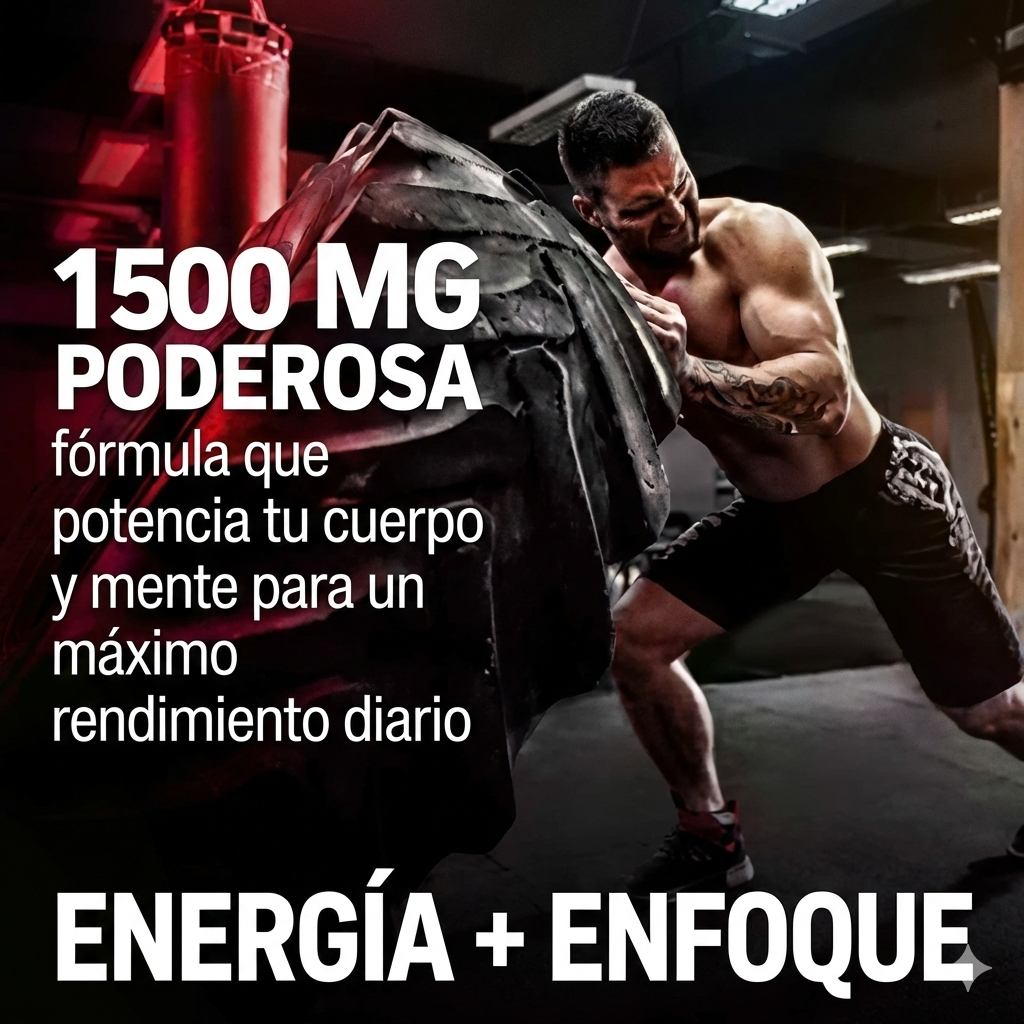 Suplemento fuerza y vitalidad,