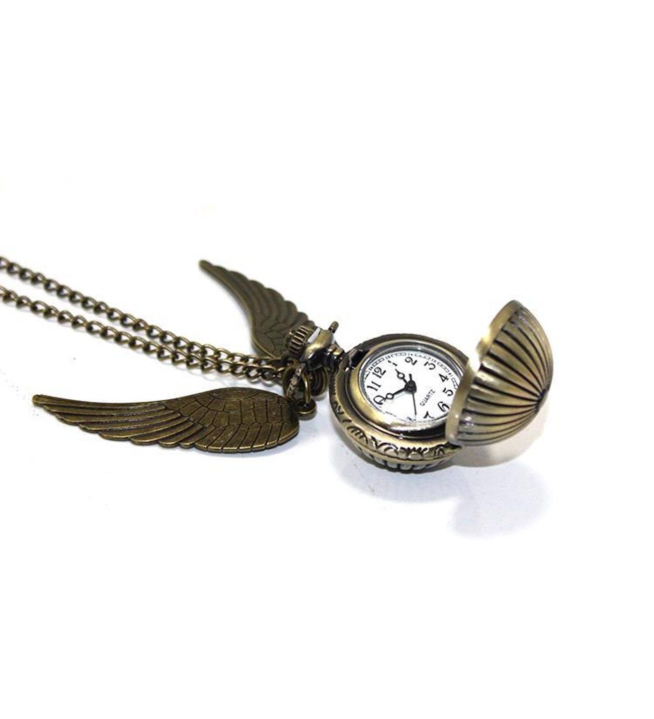 ¡Atrapa la Magia! ⚡ Collar Snitch Dorada 🦅 y Lleva el Mundo de Harry Potter Contigo ✨