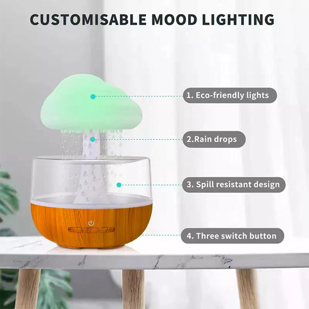 Humidificador De Lluvia: Aromaterapia y Estilo en Tu Hogar