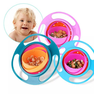 ¡Plato Antiderrame 360 para Bebés! 🍽️👶