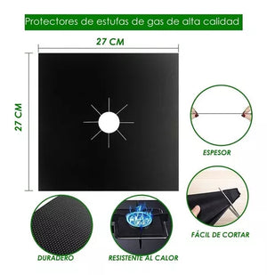 Protector antiadherente mantén tu estufa impecable sin esfuerzo X10