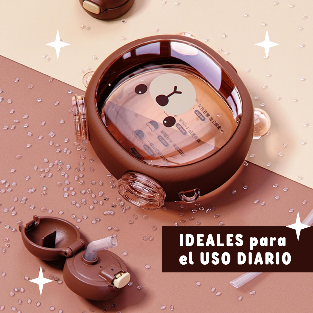 💧Hidratación divertida para pequeños y grandes 🐻 👨‍👩‍👧‍👦