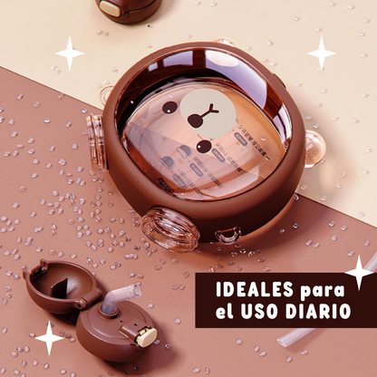 💧Hidratación divertida para pequeños y grandes 🐻 👨‍👩‍👧‍👦