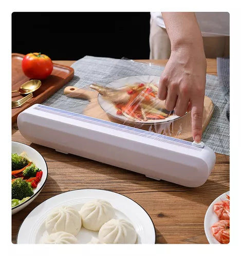 ¡Dile Adiós al Desorden! Dispensador Cortador para Cocina 🥘🔪