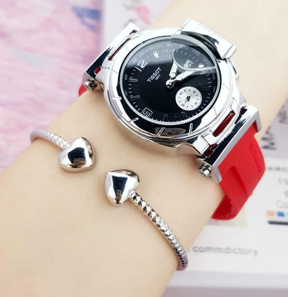 Combo Reloj Tissot T Race Dama pulsera