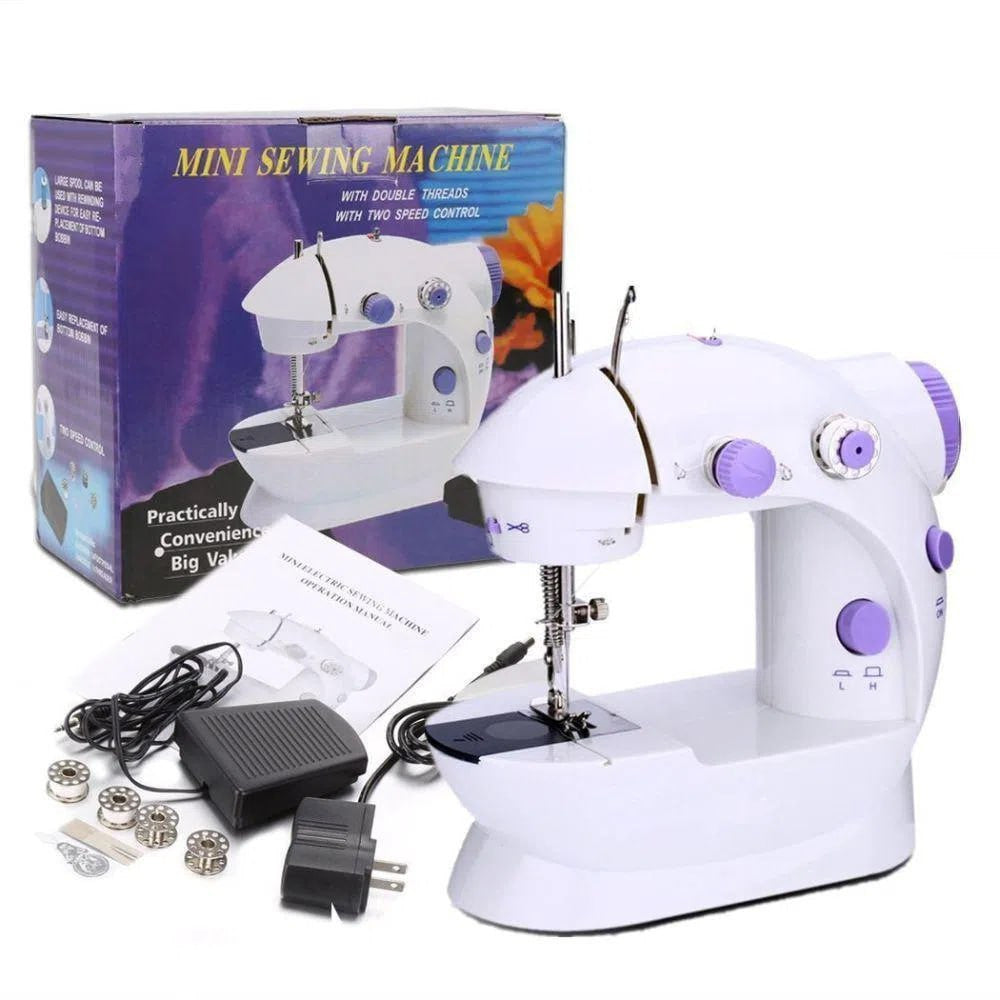 ¡Elimina Arrugas ✨ y Haz Reparaciones Rápidas 🧵 con el Combo Plancha y Mini Máquina de Coser!