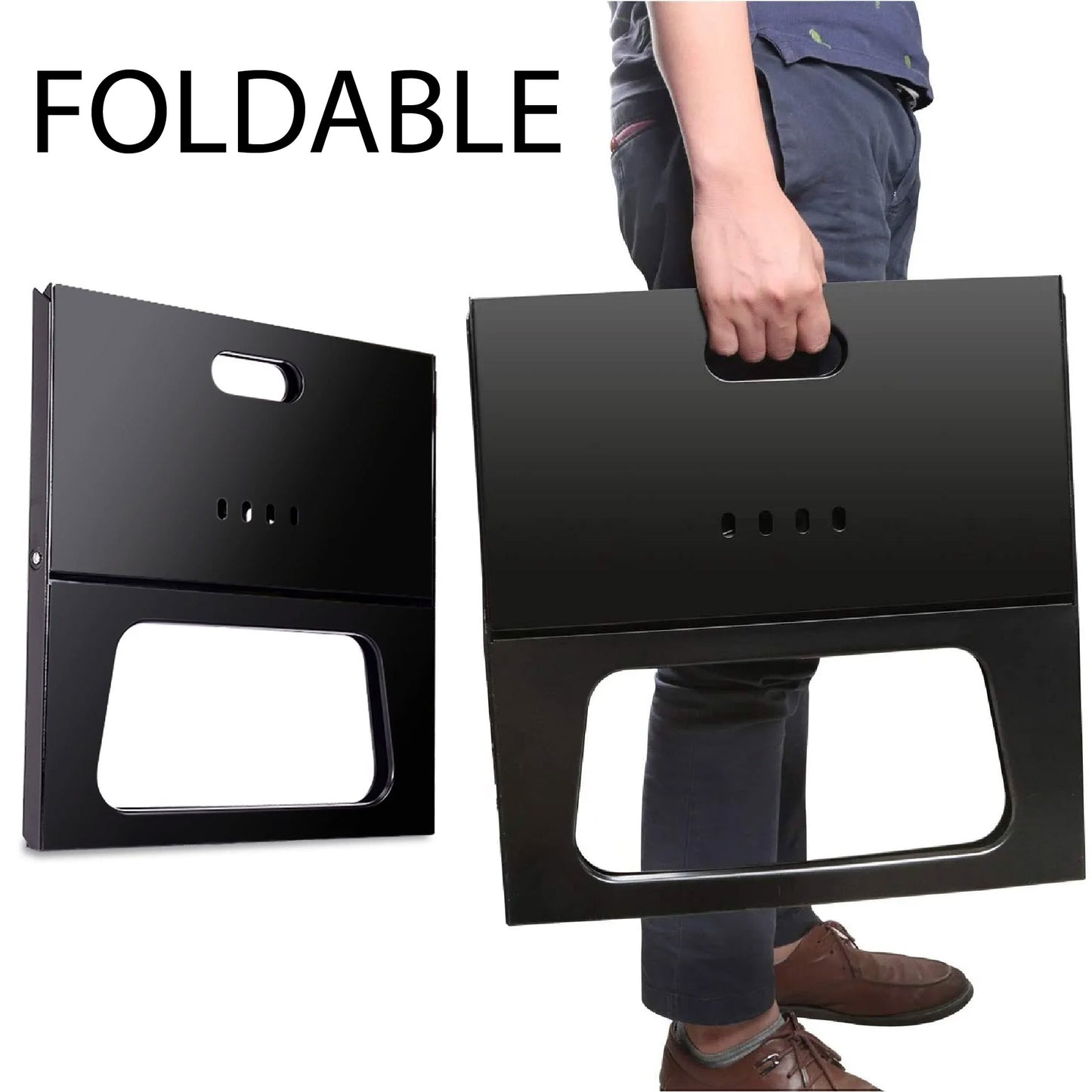 🔥¡Disfruta de asados perfectos en cualquier lugar con nuestro Asador Plegable! 🍖