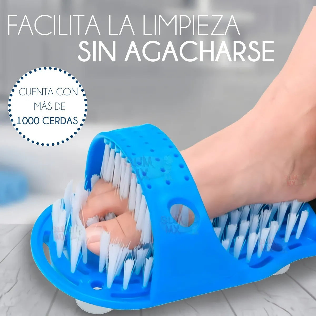 👣 Consiente tus pies con el Cepillo Exfoliante Limpiador✨