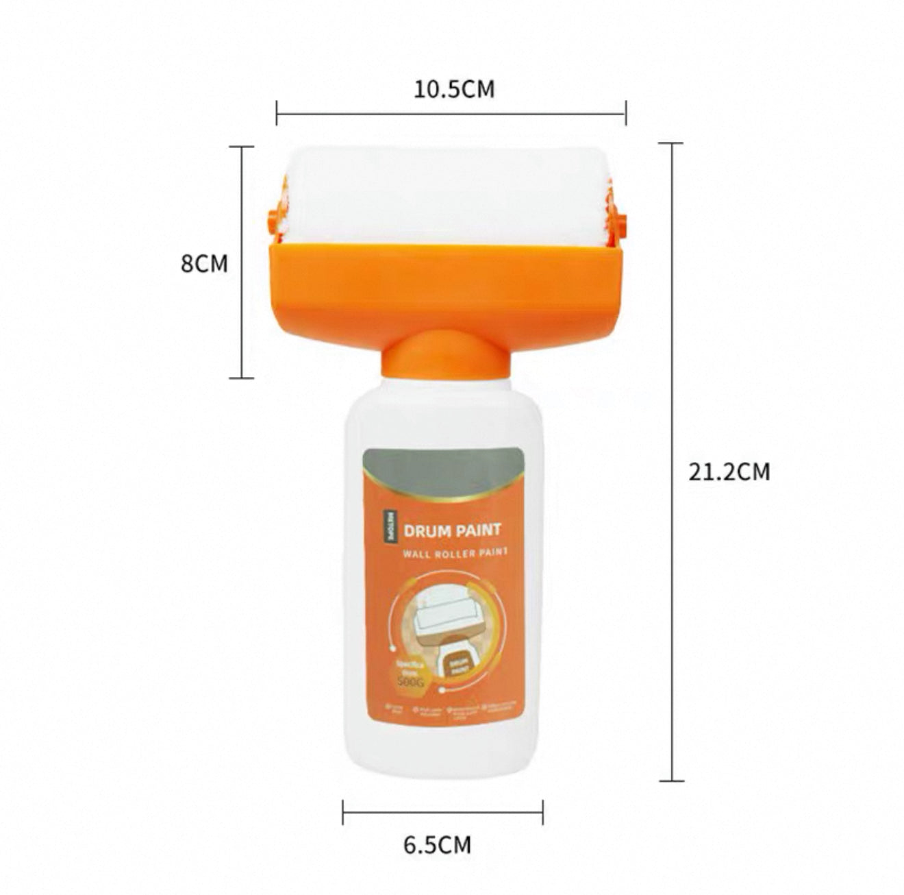 Repara y Renueva tus Paredes al Instante con el Mini Rodillo de Pintura 🎨✨