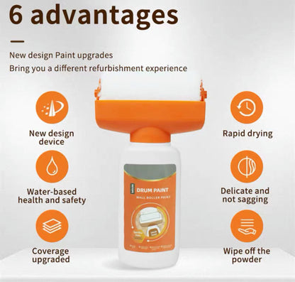 Repara y Renueva tus Paredes al Instante con el Mini Rodillo de Pintura 🎨✨