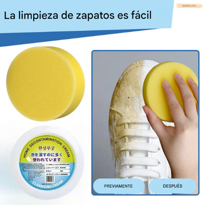 ✨ ¡Dile adiós a las manchas  y Deja Tus Zapatos Como Nuevos 👟💫