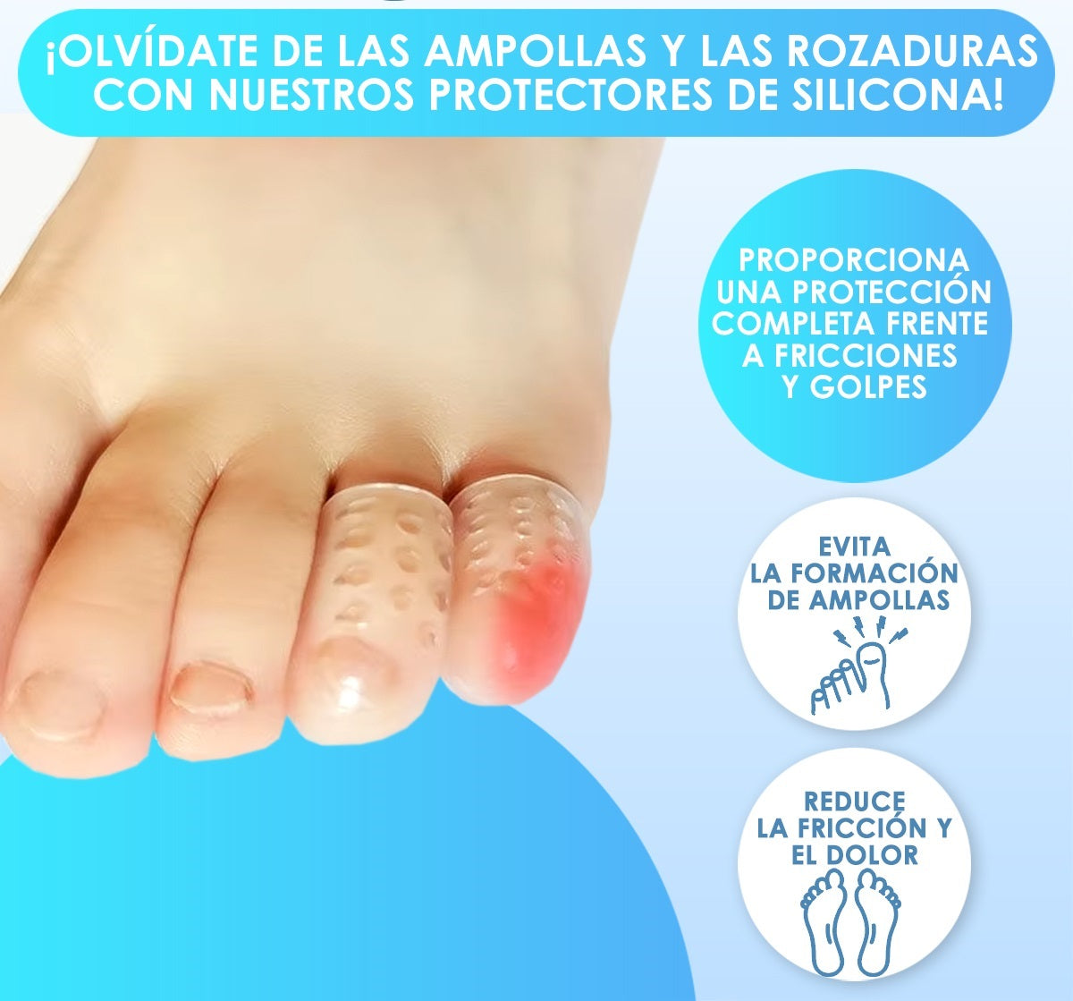 ¡Protege tus pies y disfruta de tus zapatos favoritos sin molestias! X 10