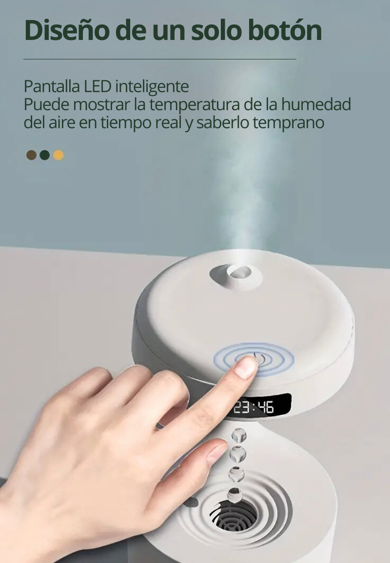 Renueva tu Hogar con el Humidificador Anti Gravedad🌿✨