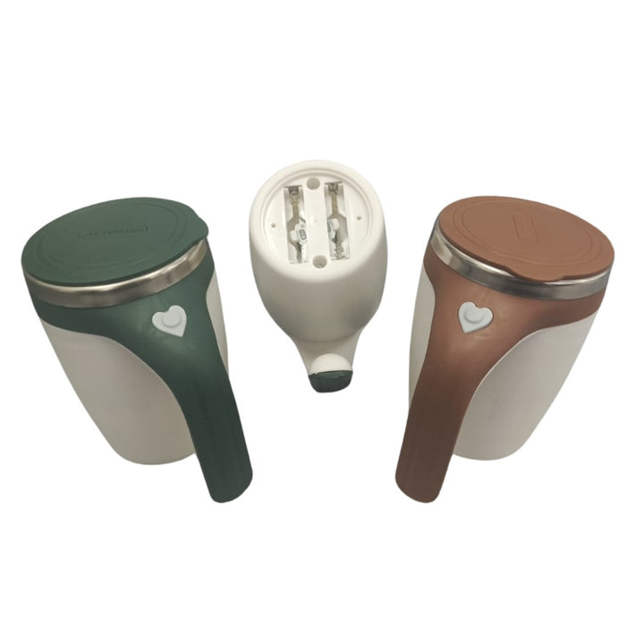 Taza Agitadora Automática de Acero Inoxidable – ¡Mezcla Perfecta al Instante!