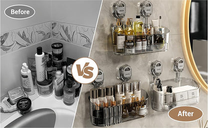 Estante de lujo para tu baño transforma con estilo✨ x2