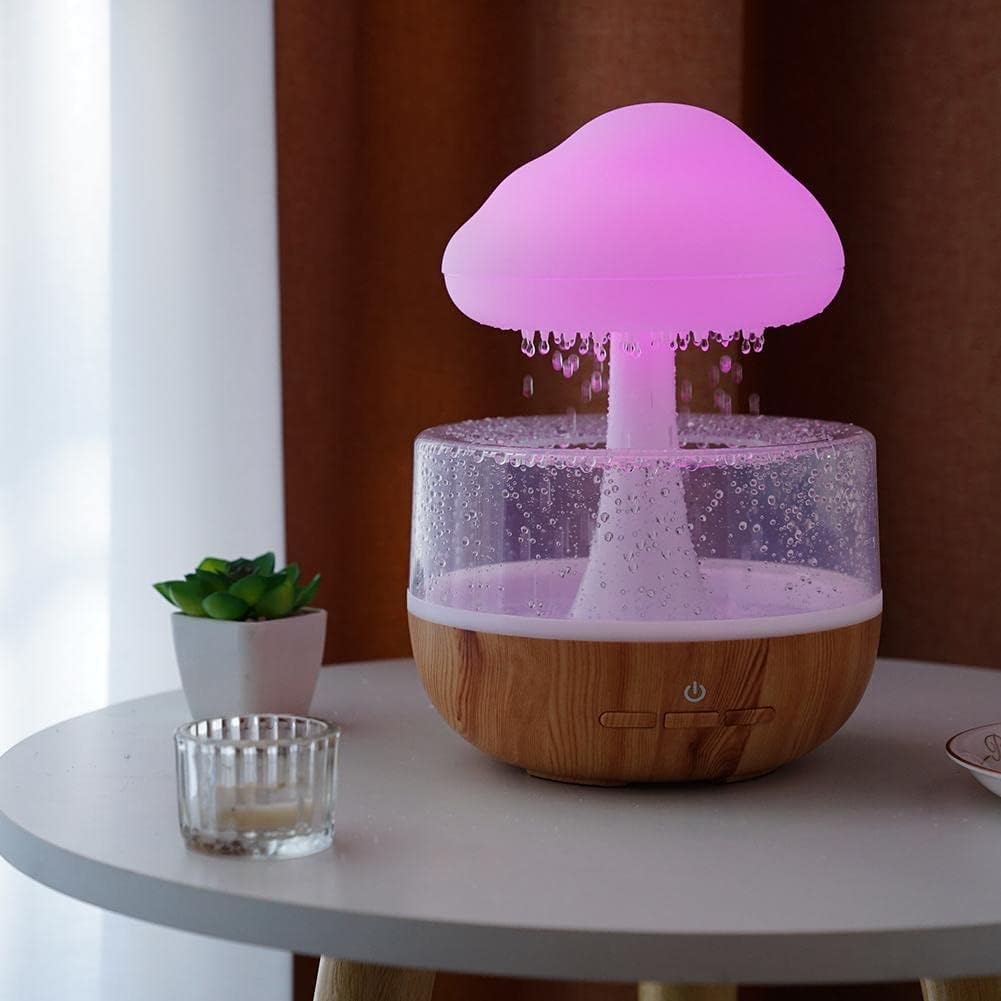 Humidificador De Lluvia: Aromaterapia y Estilo en Tu Hogar
