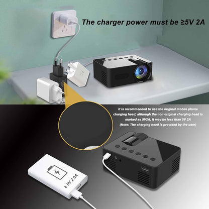Proyector Portátil Mini: 🎬 ¡Cine en cualquier lugar, cuando quieras! 📽️