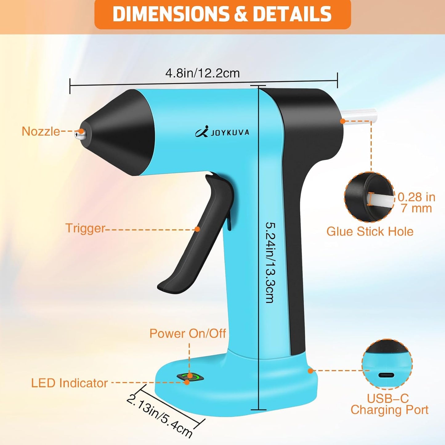 Pegado Rápido y Sin Límites 🔥🔧 ¡La Pistola Inalámbrica que Necesitas!