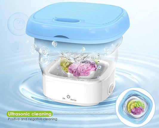 🌀 ¡La Mini Lavadora Plegable que Revolucionará Tu Día a Día! 🌟