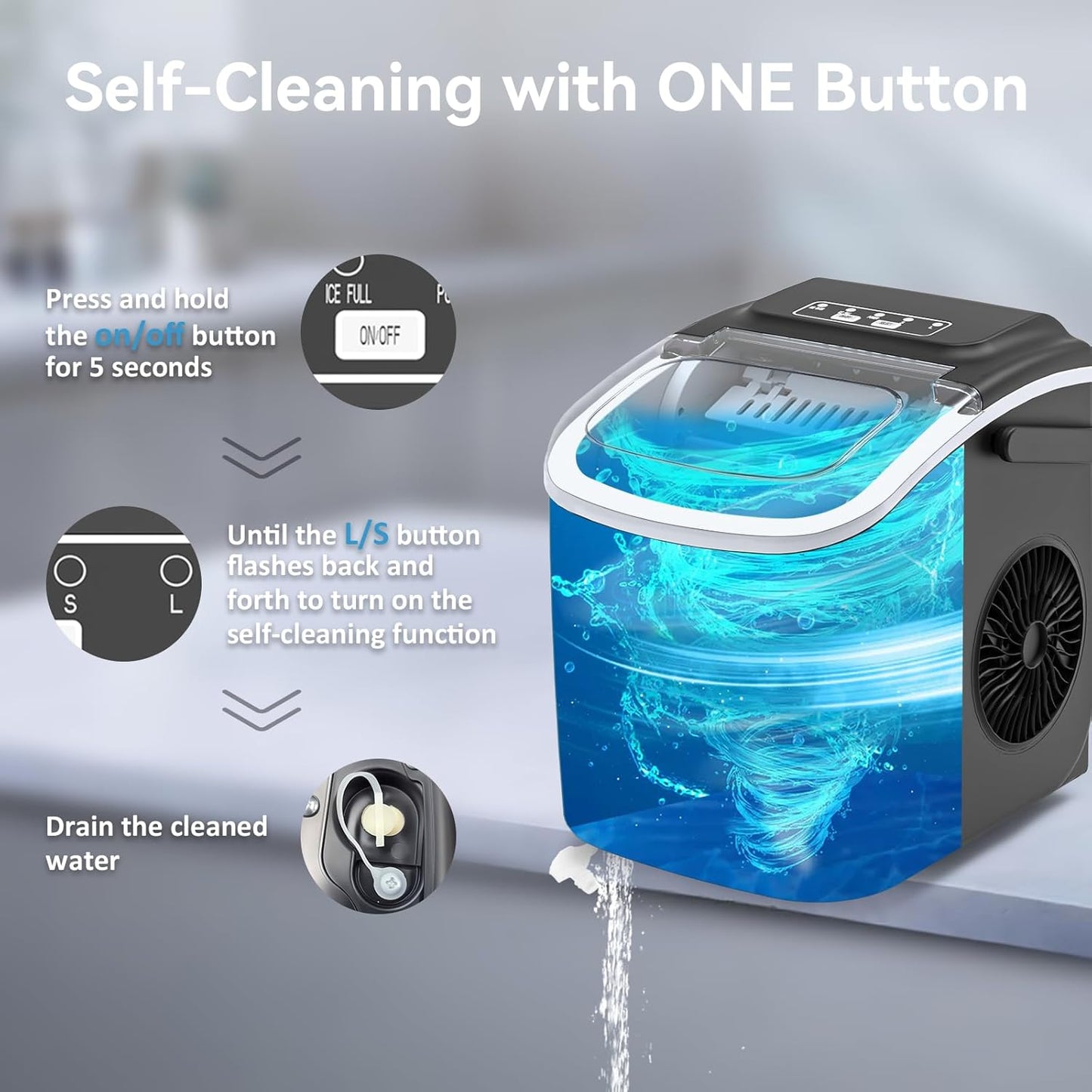 Máquina de Hielo: ¡Hielo Fresco en Minutos para Toda la Familia!