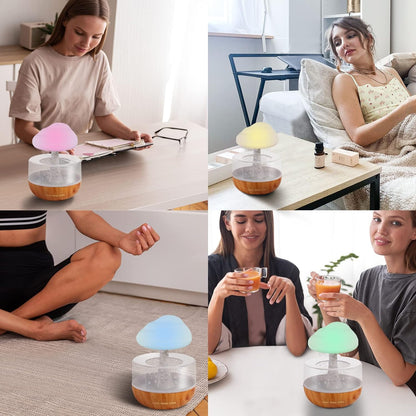 Humidificador De Lluvia: Aromaterapia y Estilo en Tu Hogar