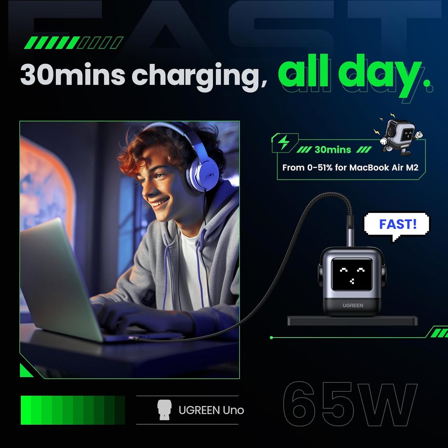 ⚡ ¡Carga Todos Tus Dispositivos Rápido y Simultáneamente con un Solo Cargador! ⚡