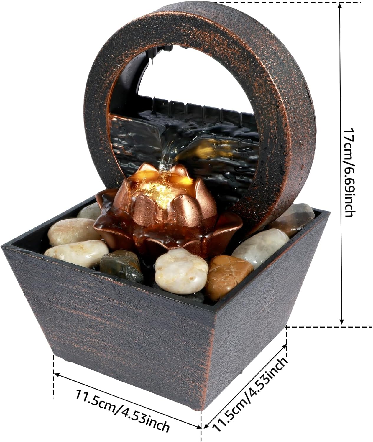 Fuente de Agua flor de loto 🌸