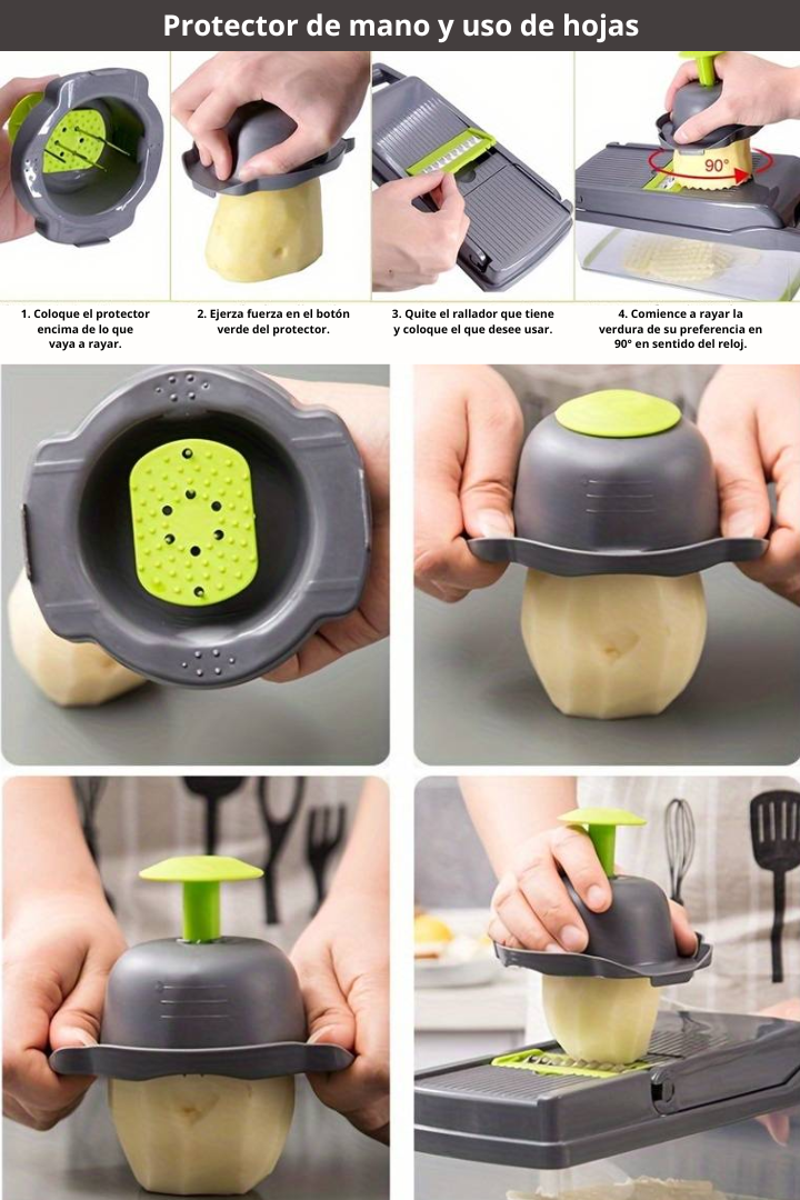 Deja de Complicarte en la Cocina! Corta, Ralla y Rebana Fácil 🔪🥕"