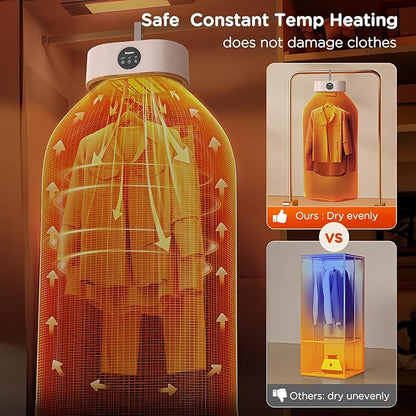 👕 El Secador Compacto que te Salva de los Apuros! ⚡