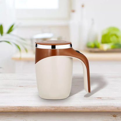 Taza Agitadora Automática de Acero Inoxidable – ¡Mezcla Perfecta al Instante!