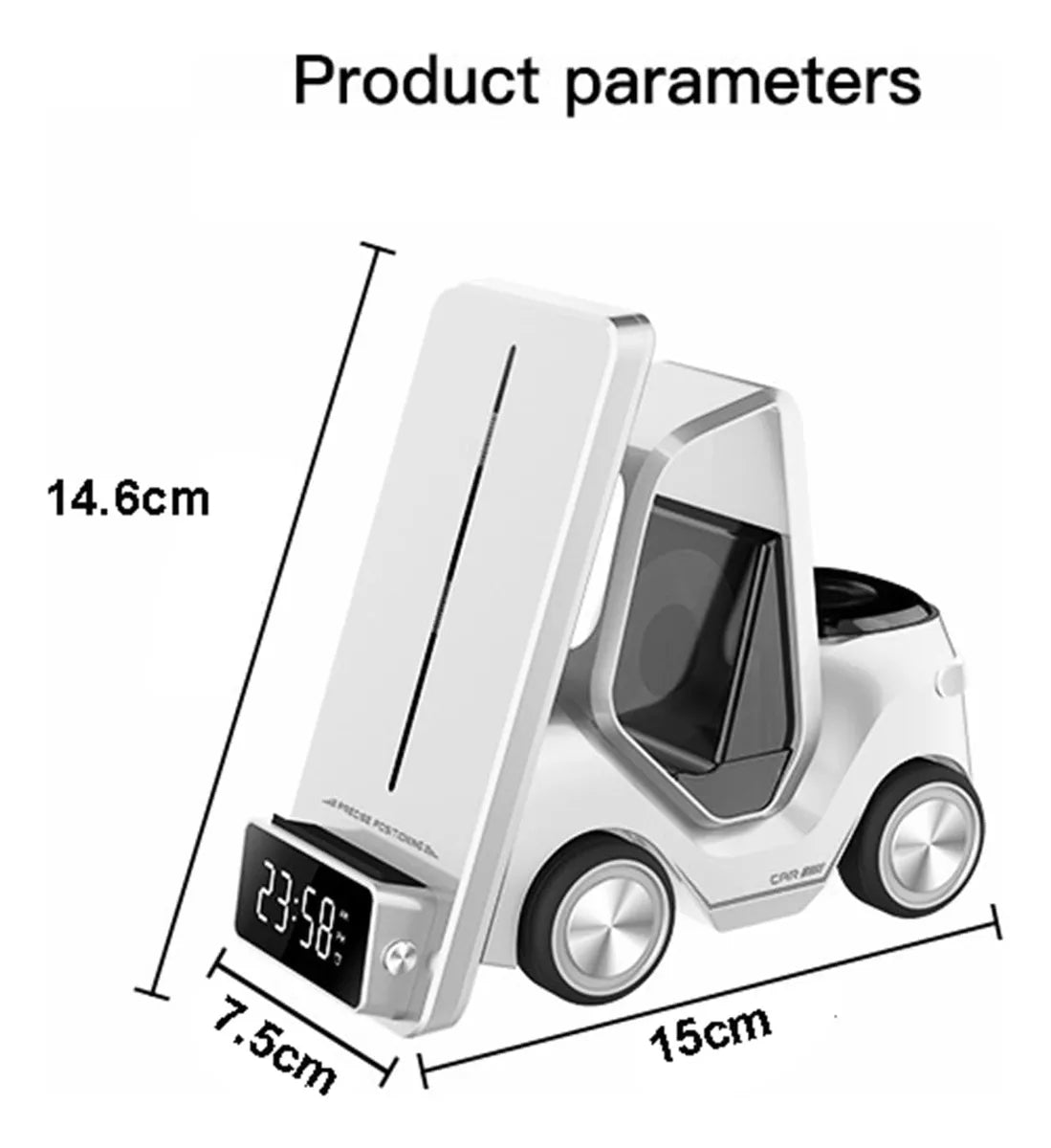 📱¡Elimina el desorden de cables y carga todos tus dispositivos en un solo lugar! 🔌⌚️