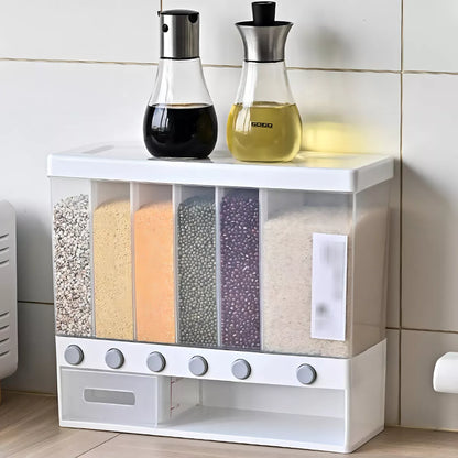 🍳 Organiza Tu Cocina con Estilo: Dispensador de Aceite y Cereal 🥣 ¡Todo al Alcance!