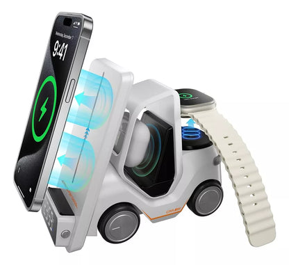 📱¡Elimina el desorden de cables y carga todos tus dispositivos en un solo lugar! 🔌⌚️