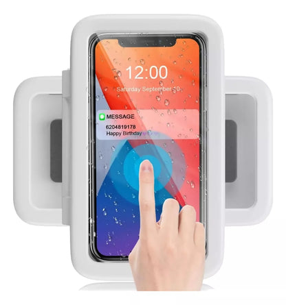 Soporte Impermeable para Celular en la Ducha 📱🚿: Rotación 360°