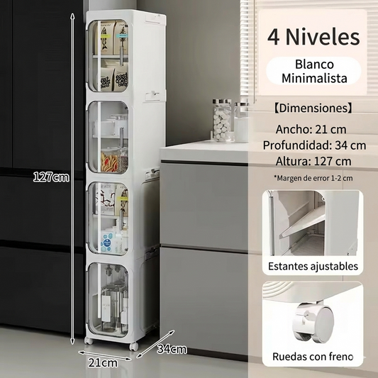 Organizador Móvil Multiusos – Ahorra Espacio y Ordena Tu Hogar en Minutos