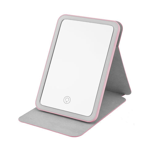 💡Ilumina tu Belleza en Cualquier Lugar con el Espejo LED Portátil y Táctil ✨