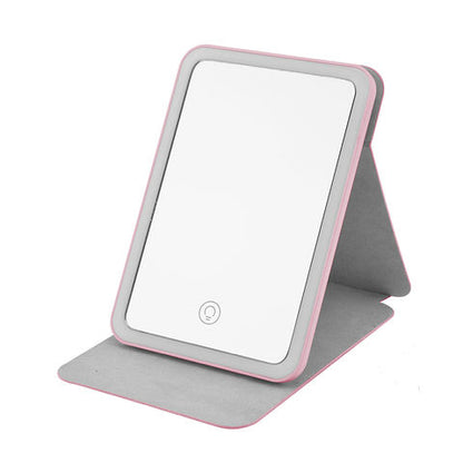 💡Ilumina tu Belleza en Cualquier Lugar con el Espejo LED Portátil y Táctil ✨