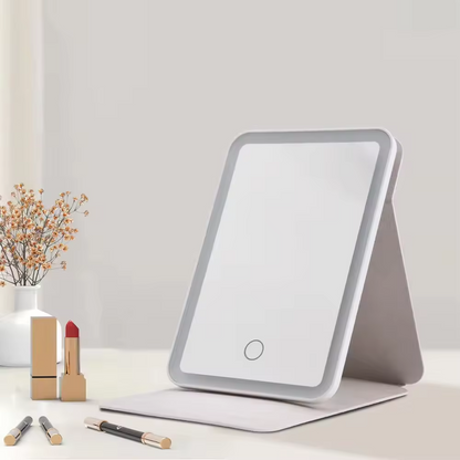 💡Ilumina tu Belleza en Cualquier Lugar con el Espejo LED Portátil y Táctil ✨