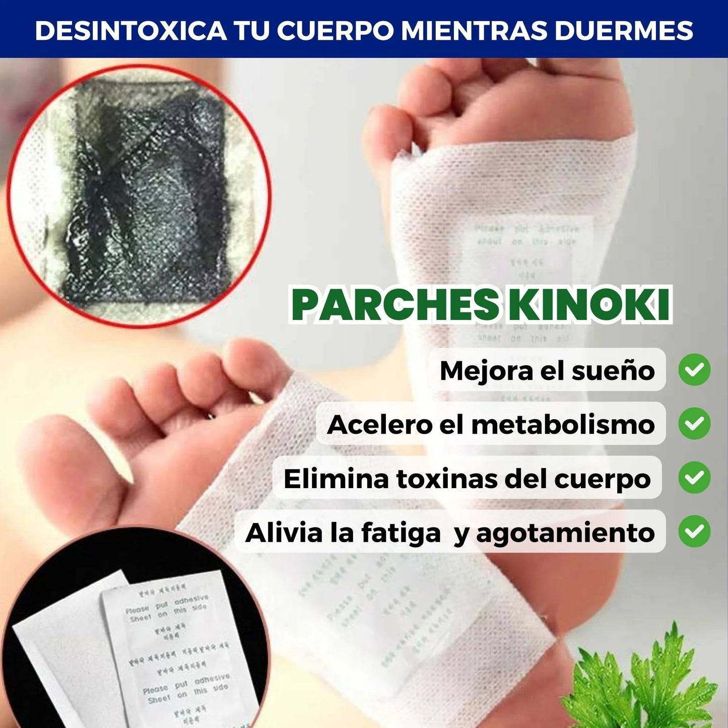 ✨¡Desintoxica tu cuerpo mientras duermes con Kinoki! 🌙