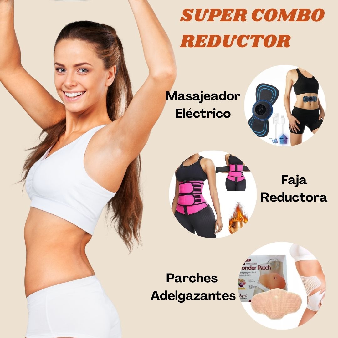✨Moldea tu figura y alivia tensiones con nuestra faja y masajeador 💪