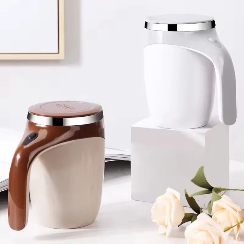 Taza Agitadora Automática de Acero Inoxidable – ¡Mezcla Perfecta al Instante!