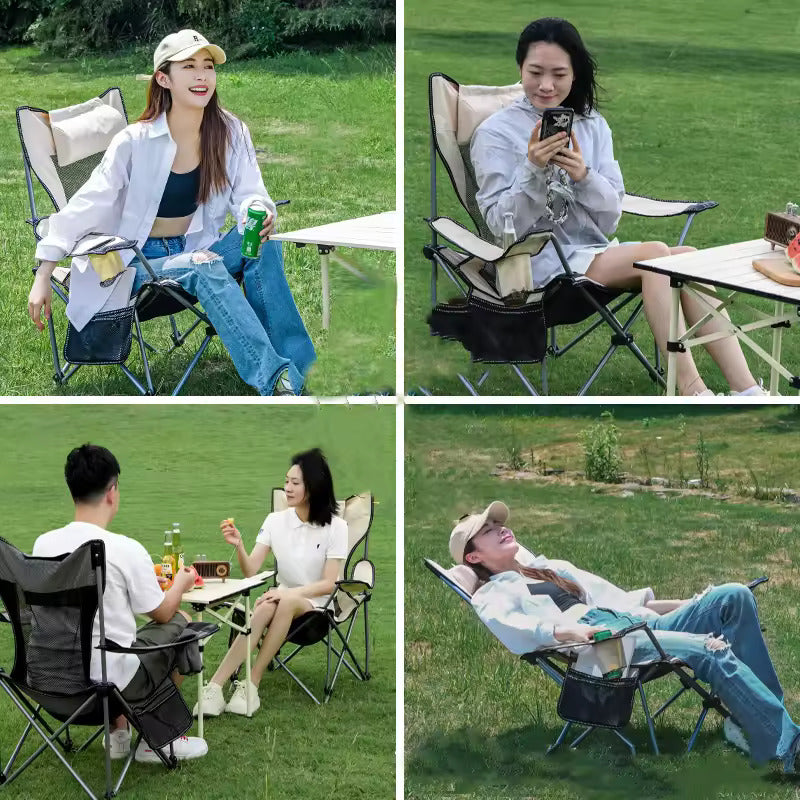 Relájate en Cualquier Momento 🌞: Silla Plegable Ajustable para Tu Comodidad 🪑✨