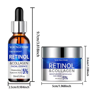 Revitaliza tu Piel: Gran Combo de Suero y Crema de Retinol para una Piel Joven y Saludable