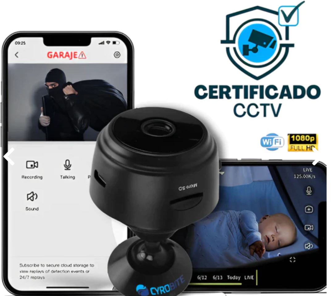 Mini Cámara: Seguridad al alcance de tu mano 📸