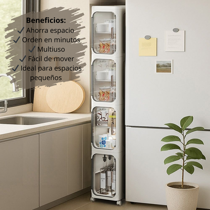 Organizador Móvil Multiusos – Ahorra Espacio y Ordena Tu Hogar en Minutos