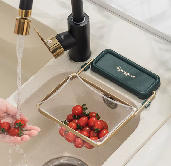 ✨¡Escurridor Colador Plegable de Malla, Práctico y Compacto! 🍝