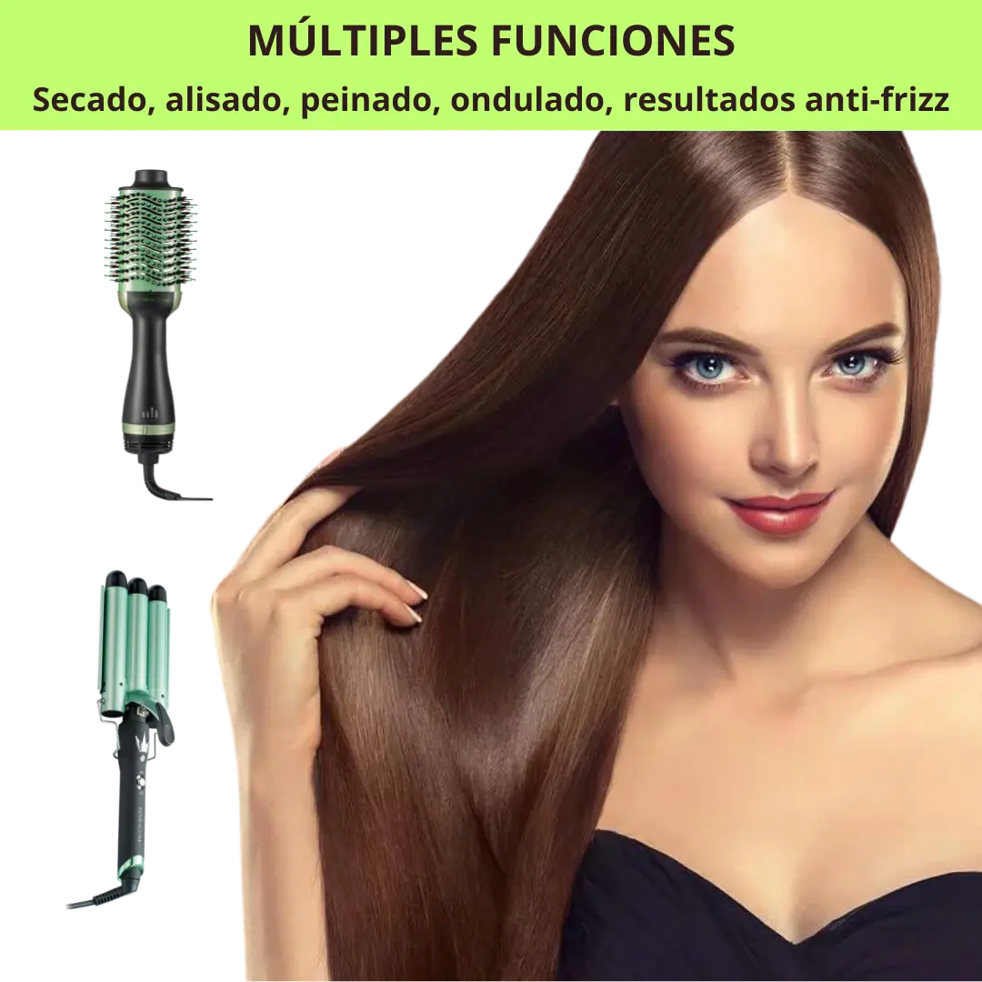 Peinados Perfectos en Minutos: El Combo Estilo Profesional lo que tu Cabello Necesita