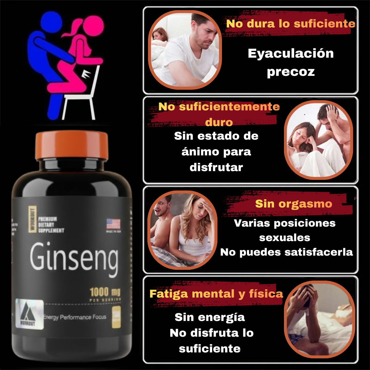 Suplemento fuerza y vitalidad,