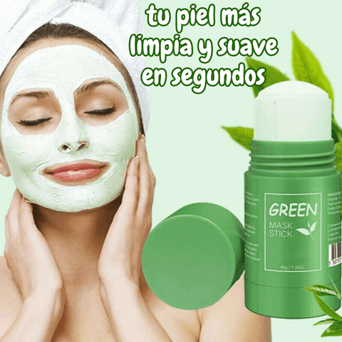 🍃 Limpia, hidrata y rejuvenece tu piel al instante con Green Mask Stick ✨